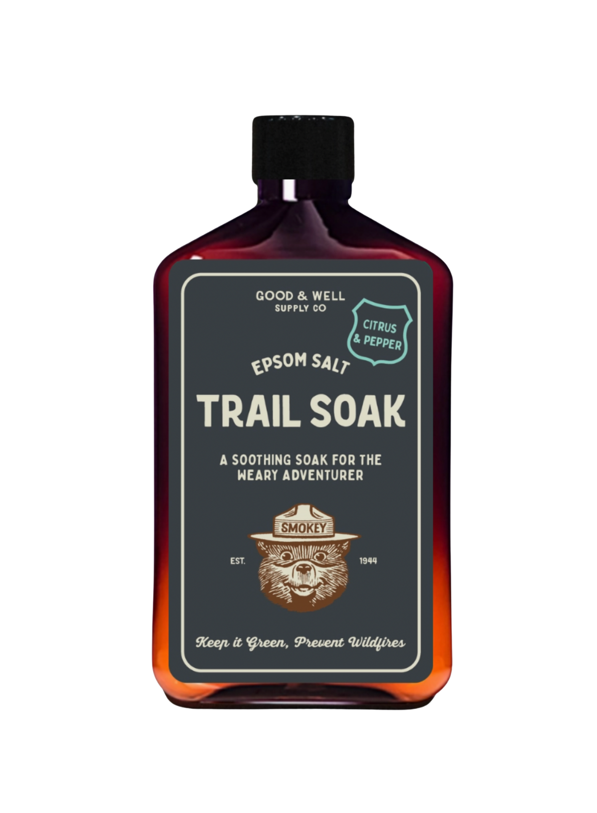 Smokey Bear Trail Soak - Citrus and Pepper -  from Good & Well Supply Co.