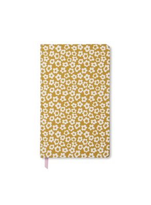 Soft Touch Journal in Ochre Groovy Floral from Designworks Ink