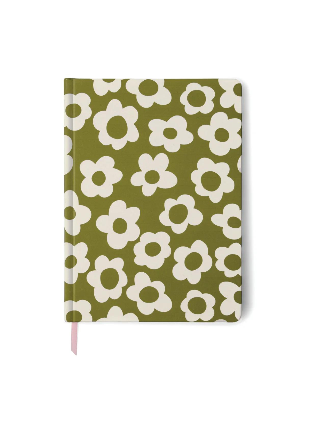 Designworks Ink Jumbo Soft Touch Journal in Green Groovy Floral