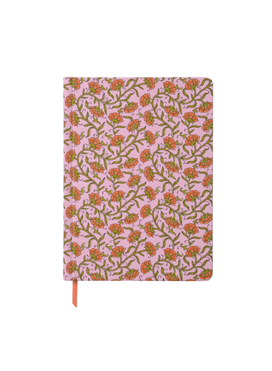Jumbo Soft Touch Journal Pink Vintage Floral from Designworks Ink