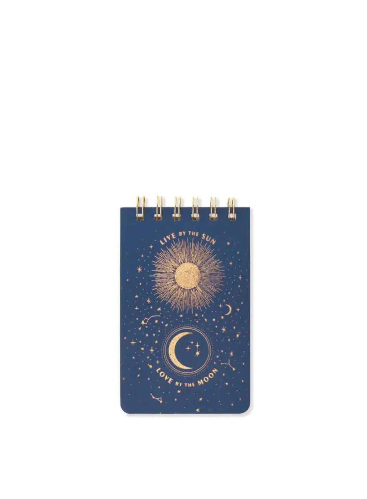 Twin Wire Bookcloth Notepad Live By the Sun from Designworks Ink