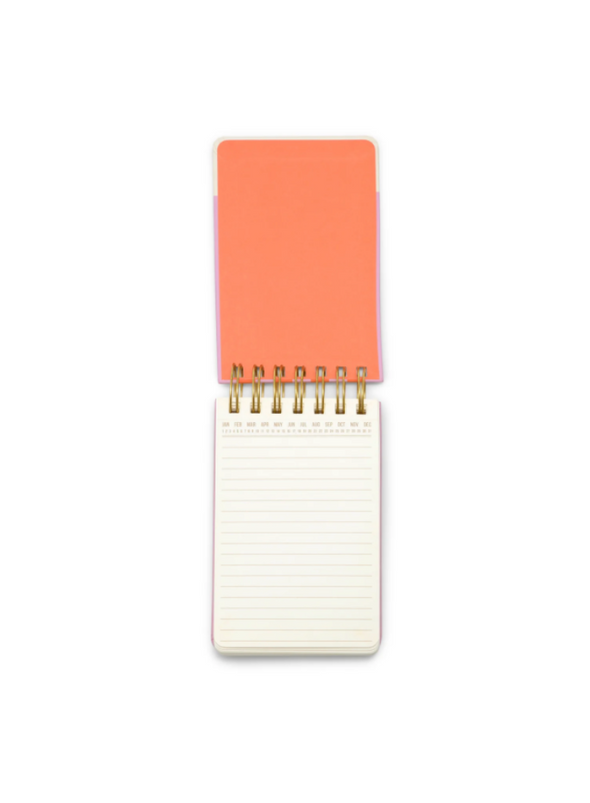 Twin Wire Notepad in Stripes from Designworks Ink