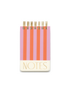 Twin Wire Notepad in Stripes from Designworks Ink