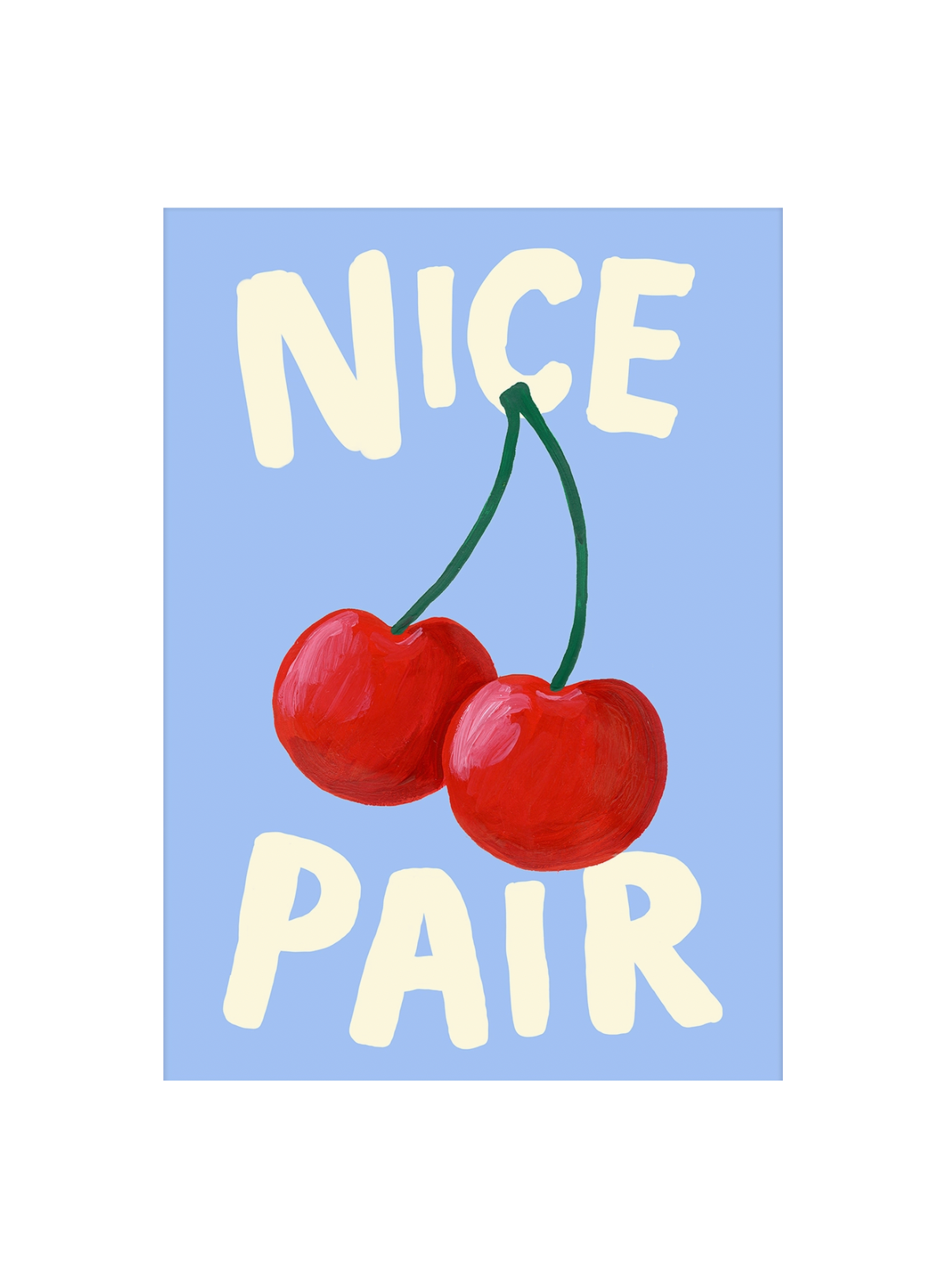 Eleanor Bowmer Cherry Nice Pair Print A4