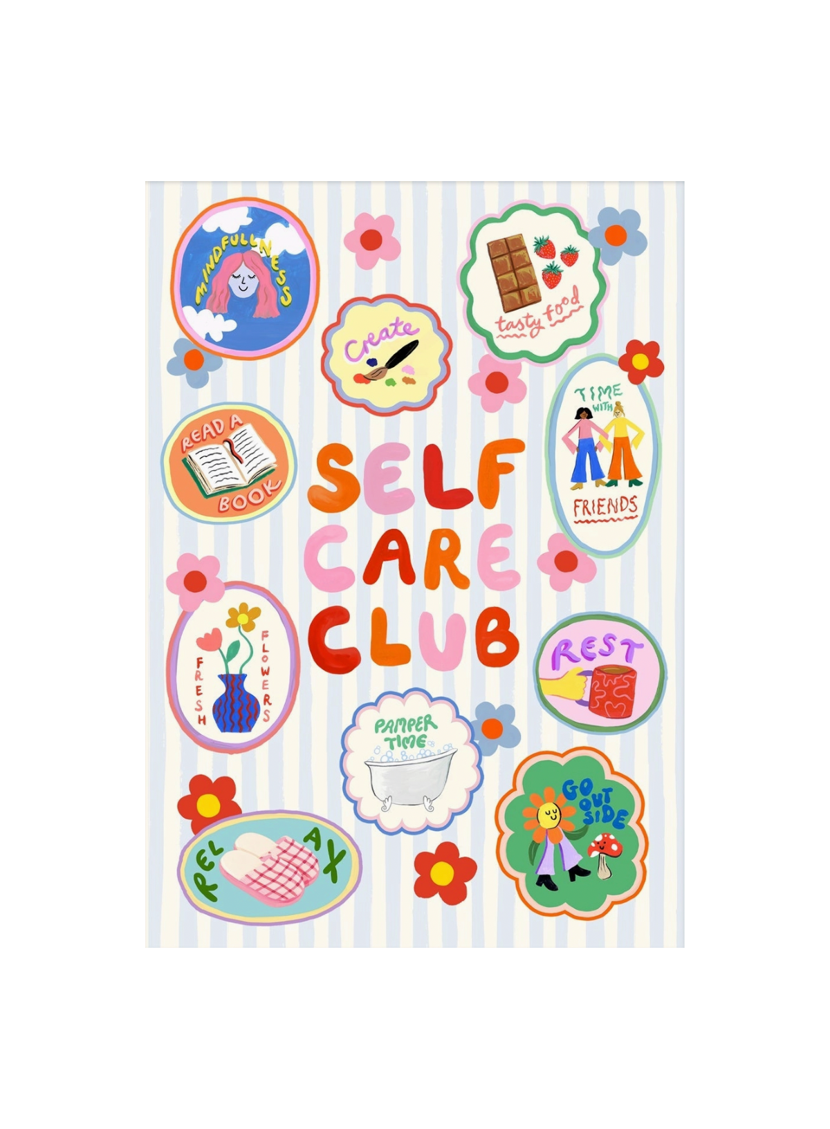 Eleanor Bowmer Self Care Club Print A4
