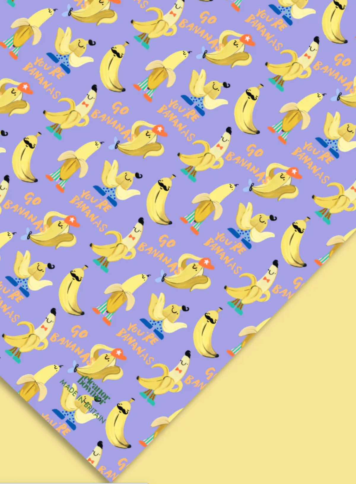 Go Bananas Gift Wrap from Eleanor Bowmer