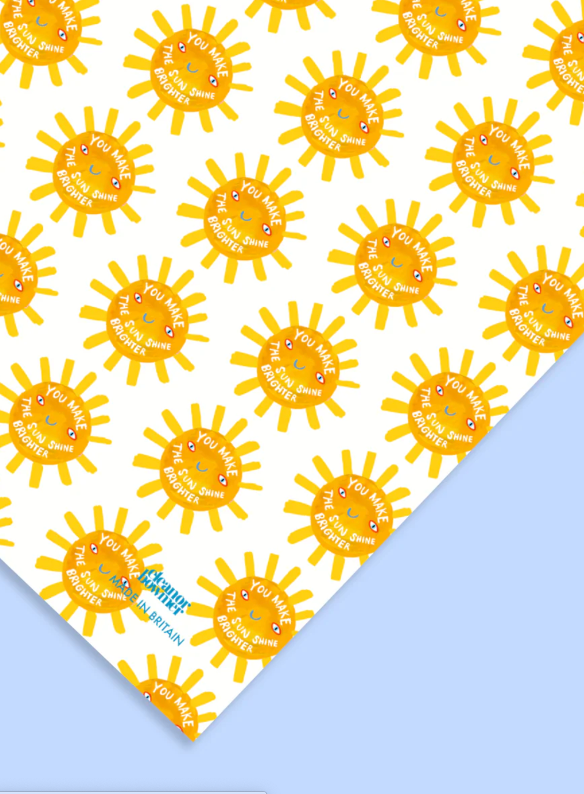Make The Sunshine Brighter Gift Wrap from Eleanor Bowmer