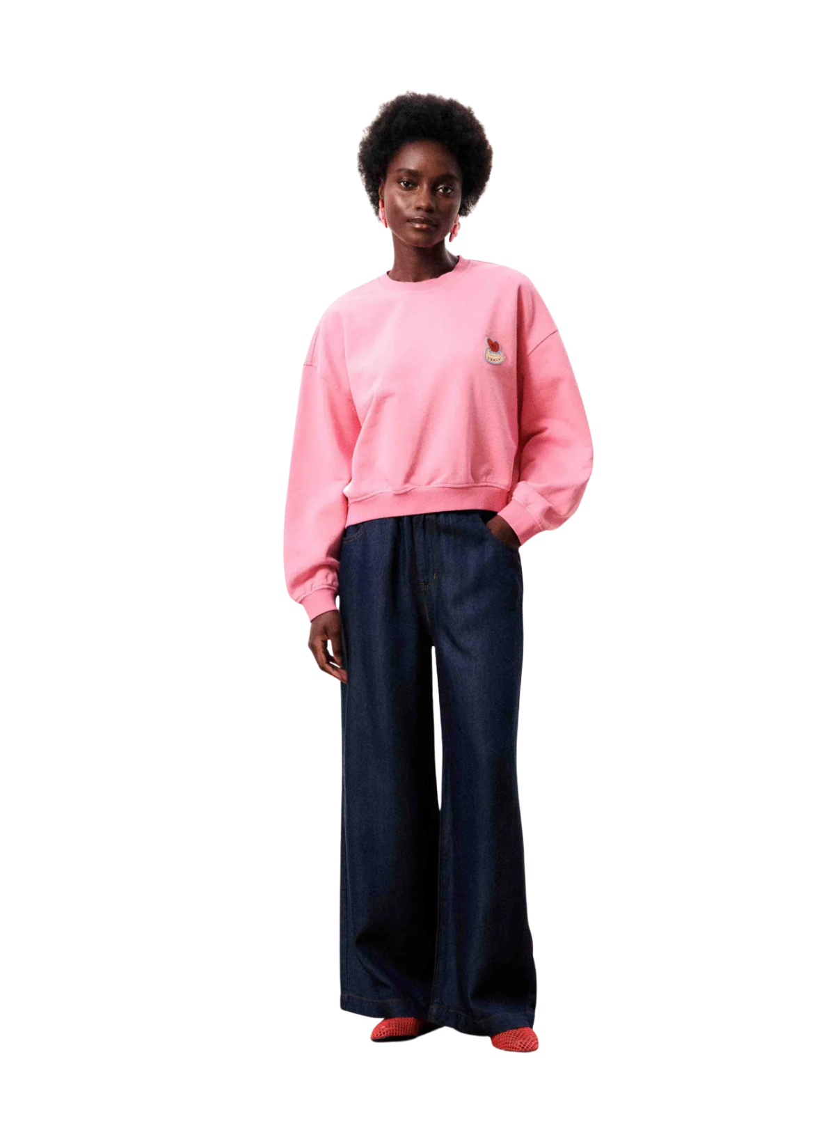 FRNCH Tamise Sweatshirt in Rose