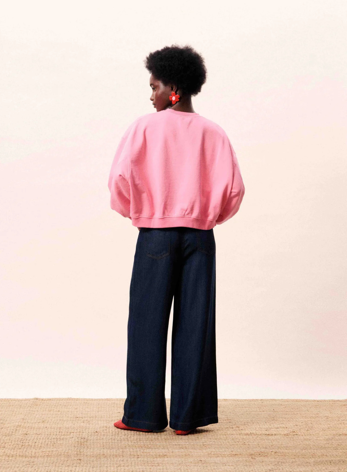 FRNCH Tamise Sweatshirt in Rose