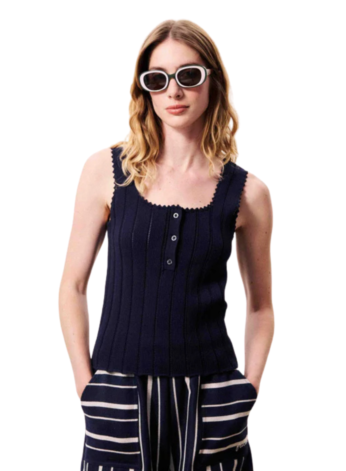 FRNCH Dundee Top in Navy