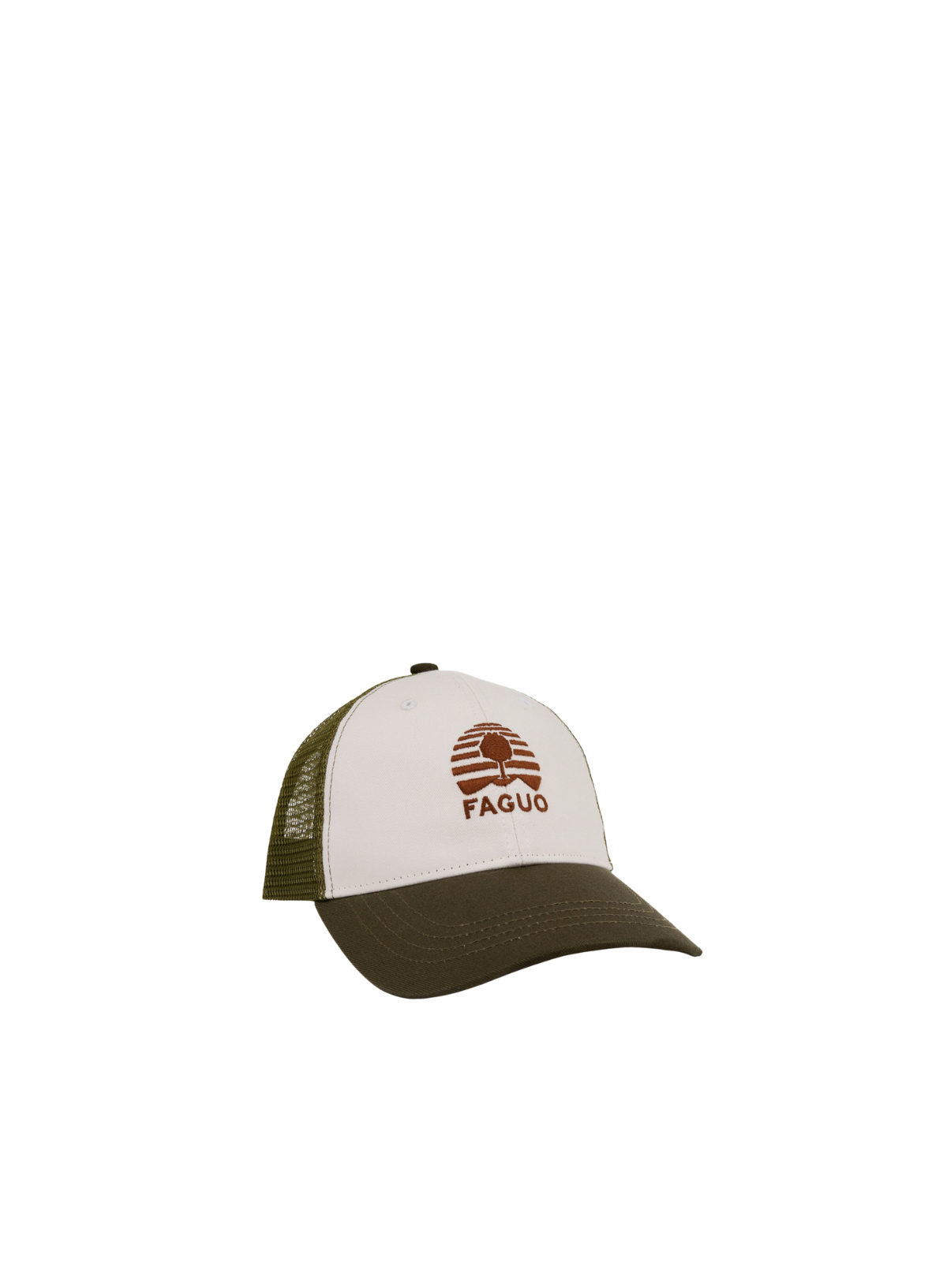 Trucker Woven Cap in Kaki from Faguo