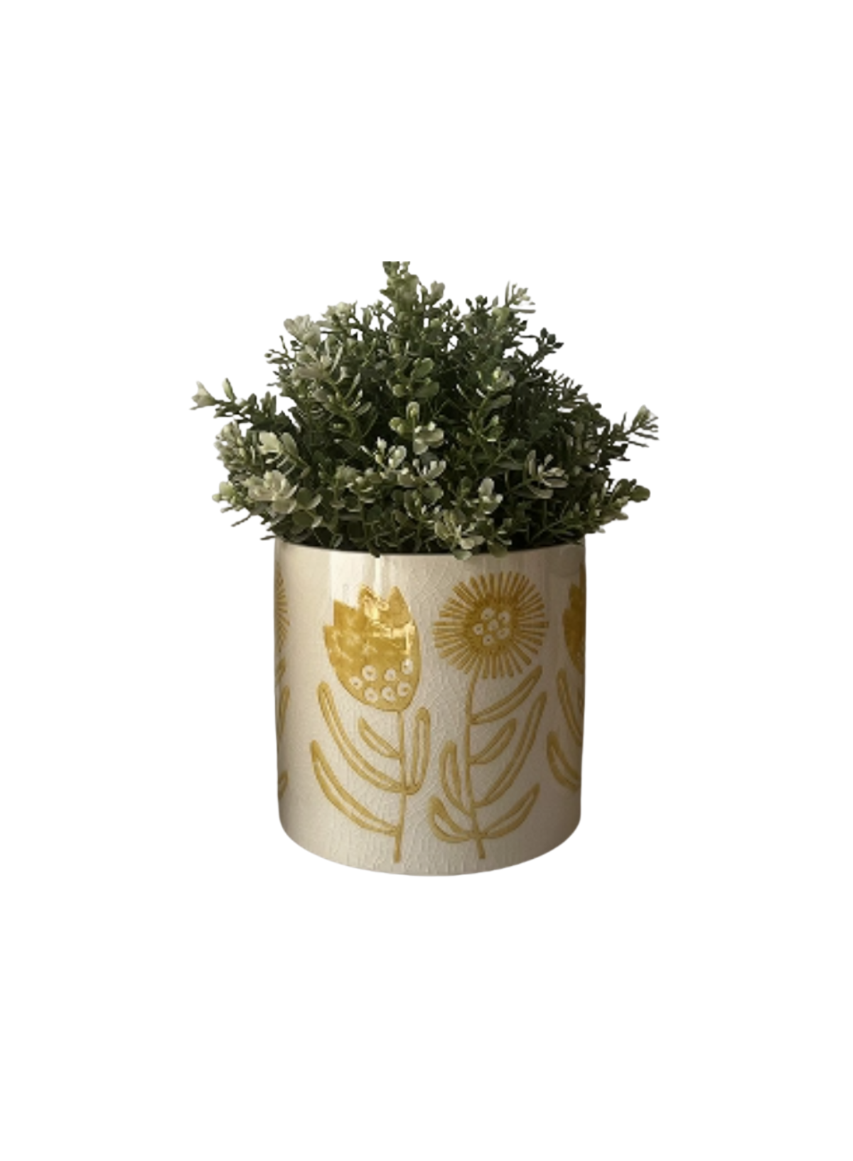 Gainsborough Giftware Yellow Sunflower Planter 11.7cm