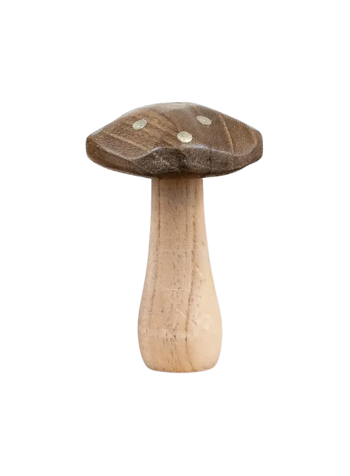 Gainsborough Giftware Wooden Brown Mushroom, 12cm