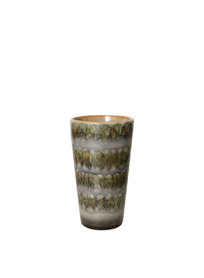 70's Ceramics Latte Mug in Fern from HK Living