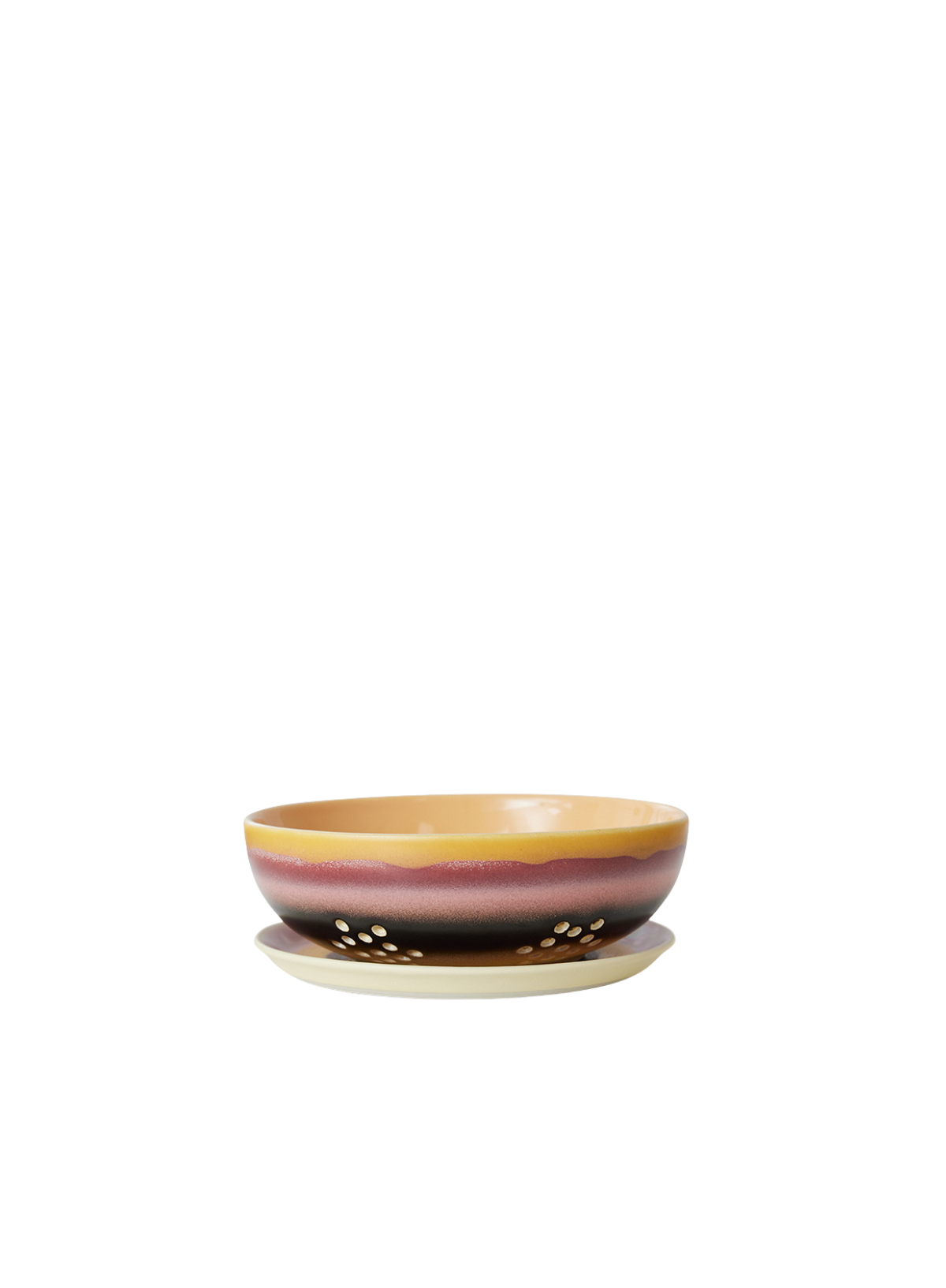 70s Ceramics Berry Bowl in Sunset from HK Living