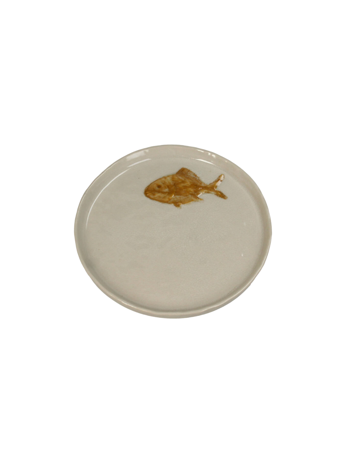 Kersten Fish Plate in Brown 18cm
