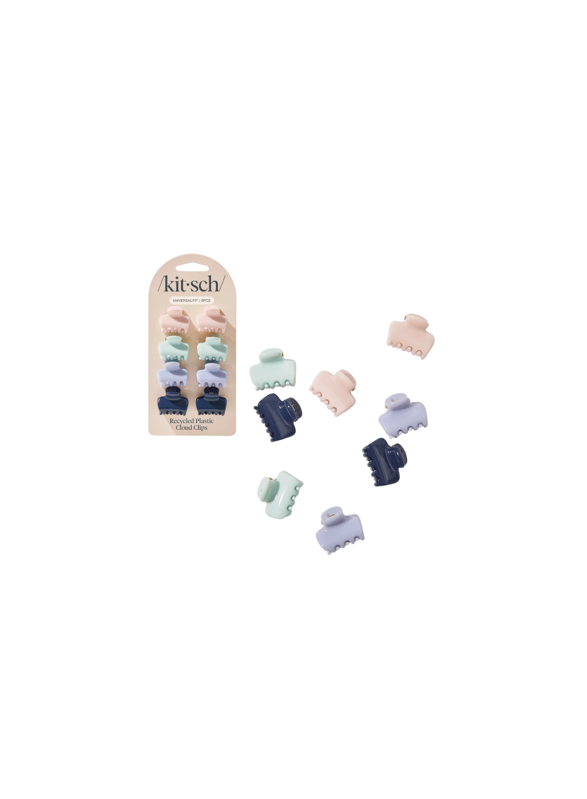 Kitsch Mini Cloud Clips 8pc Set in Garden Bouquet