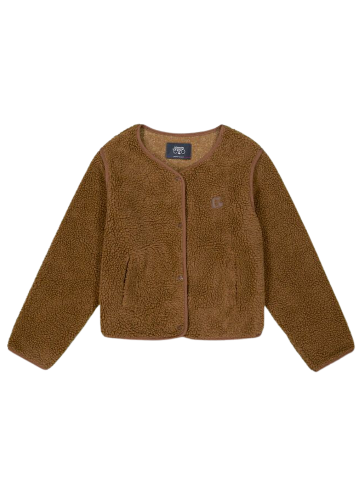 Le Temps des Cerises Poema Jacket in Brown