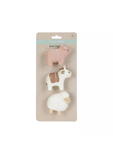 Farm Bath Figures Set of 3 from Little Dutch