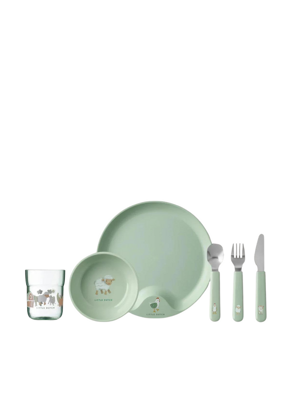 Little Farm Dinnerware Set Mio 6 pcs from Little Dutch