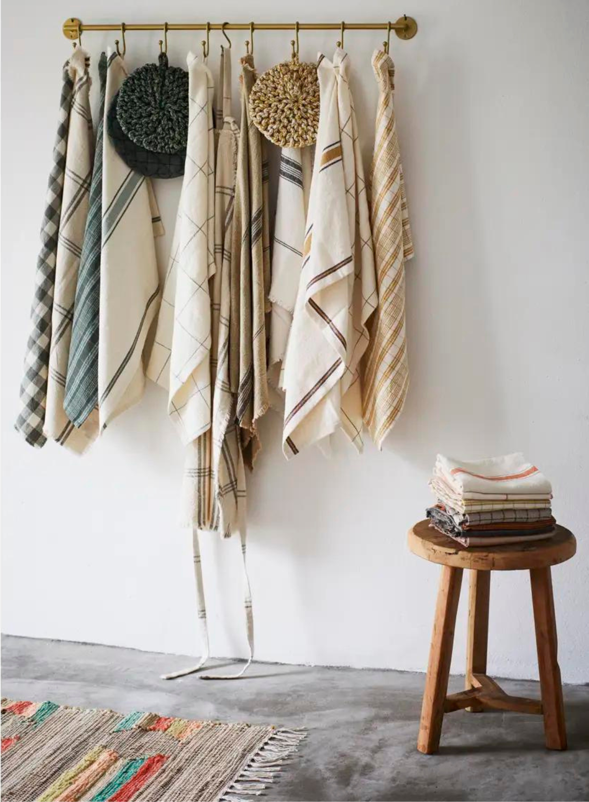 Grace Striped Kitchen Towel from Madam Stoltz