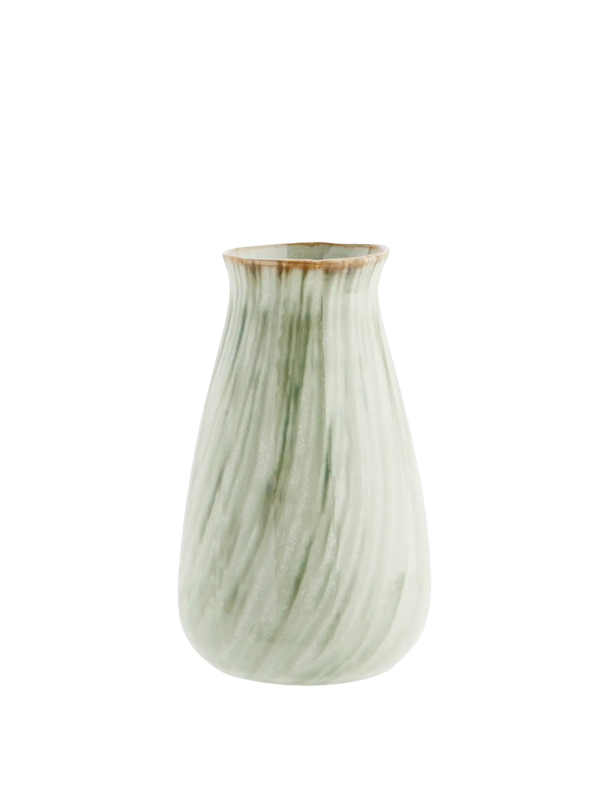 Striped Stoneware Vase from Madam Stoltz