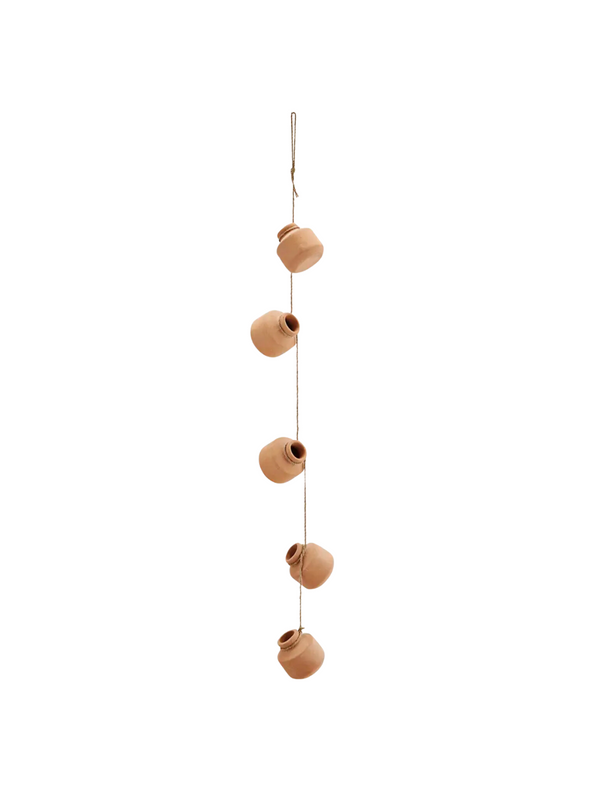 Natural Hanging Terracotta Vases from Madam Stoltz