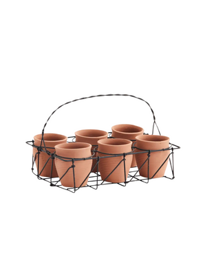 Terracotta Rack with Pots from Madam Stoltz