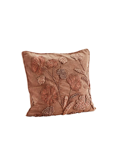 Orange Applique Cushion from Madam Stoltz