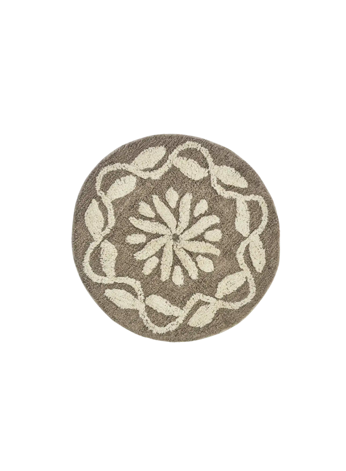 Brazil Round Tufted Bath Mat 60cm from Madam Stoltz