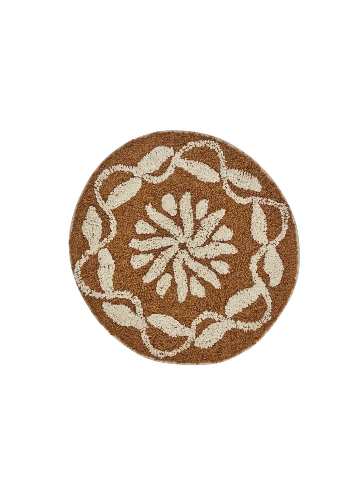 Round Oscar Tufted Bath Mat 60cm from Madam Stoltz