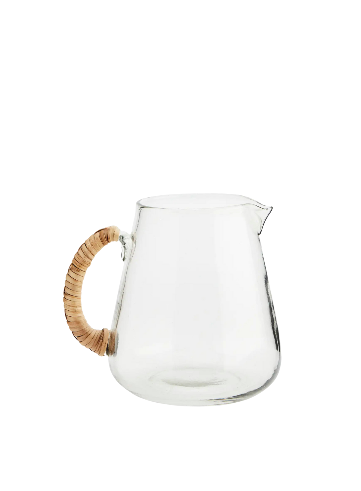 Large Glass Jug With Bamboo Handle from Madam Stoltz