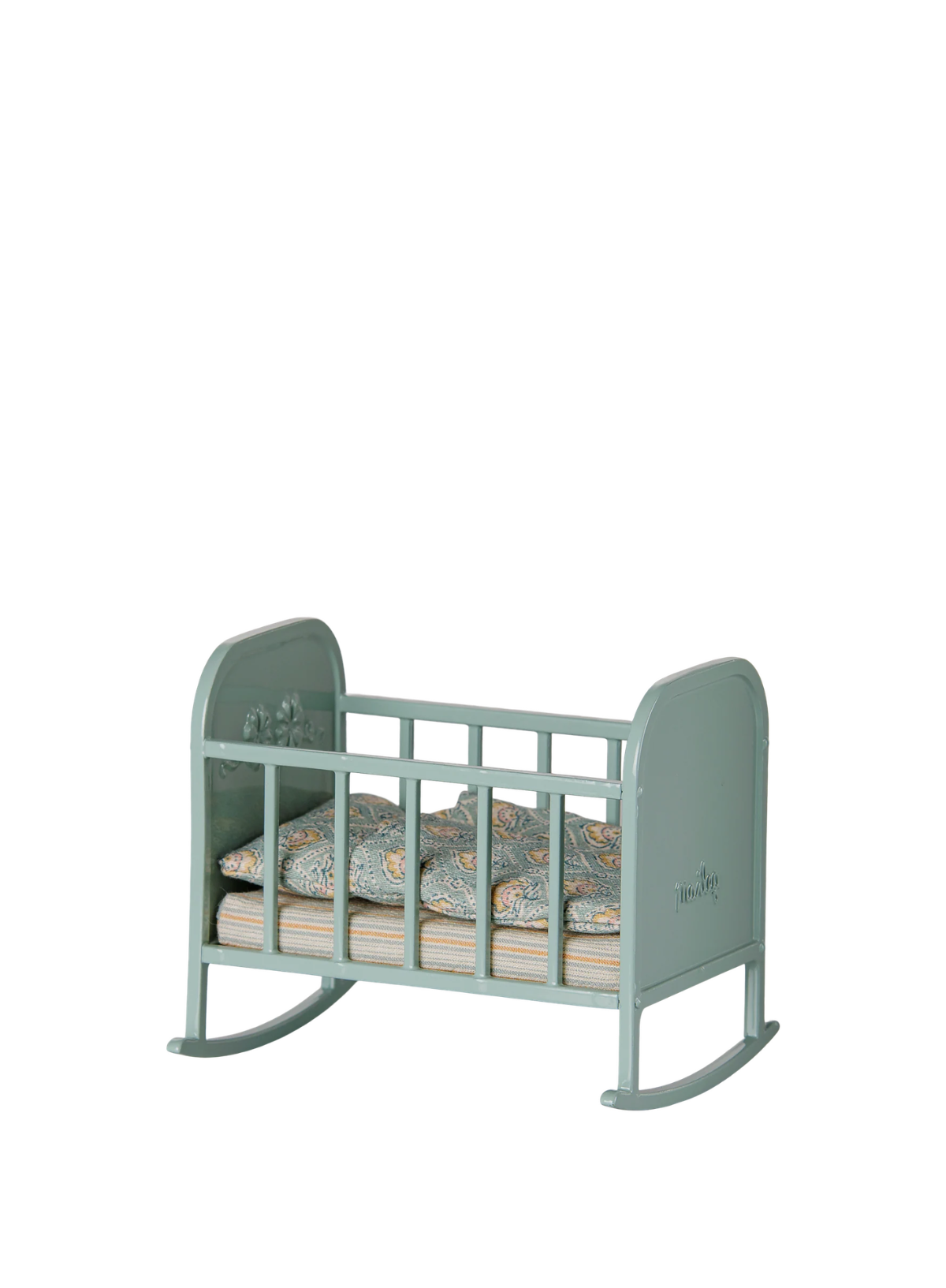 Maileg Cradle My in Blue Mint