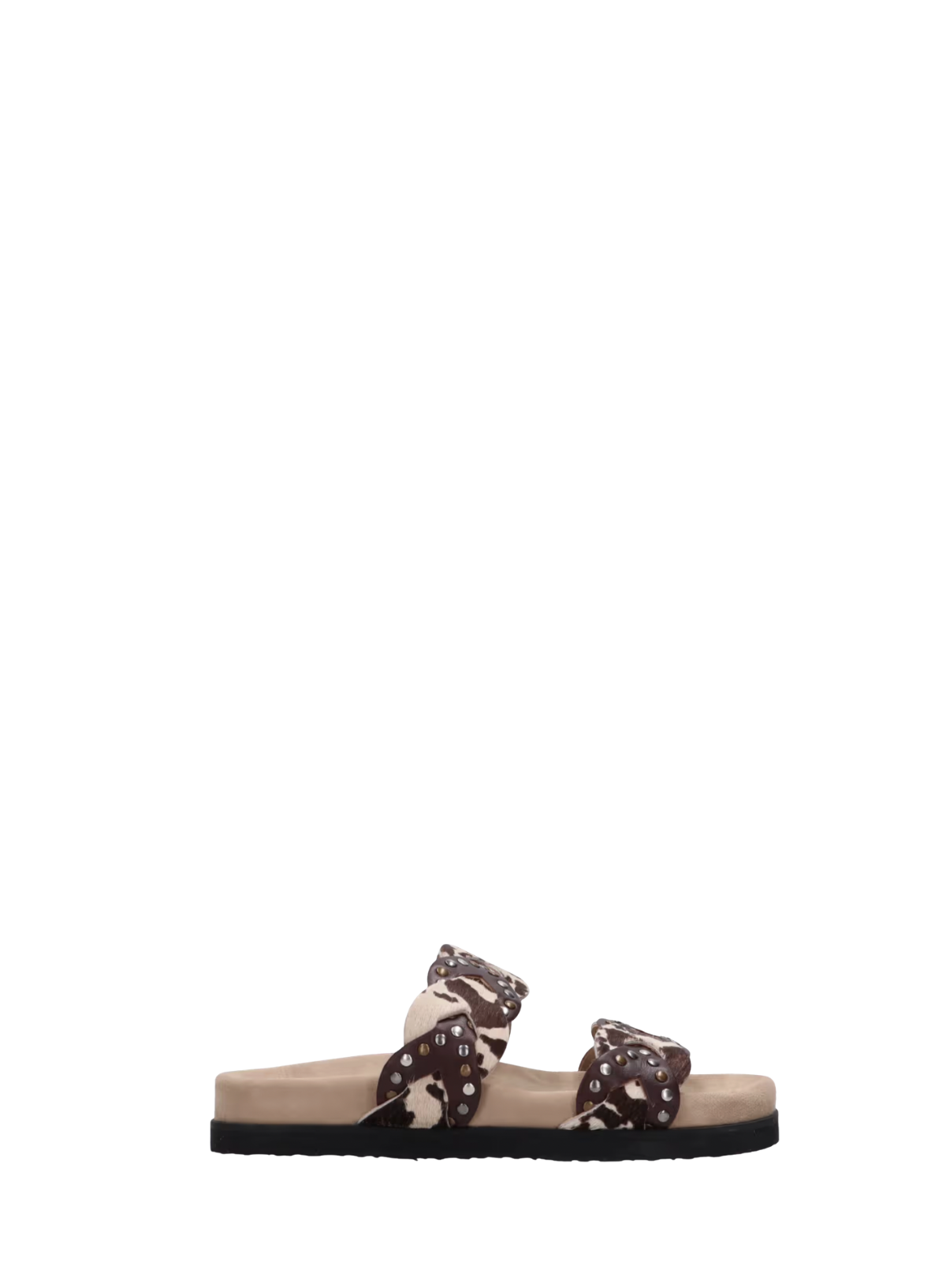 Maruti Evie Hairon Cow Sandals