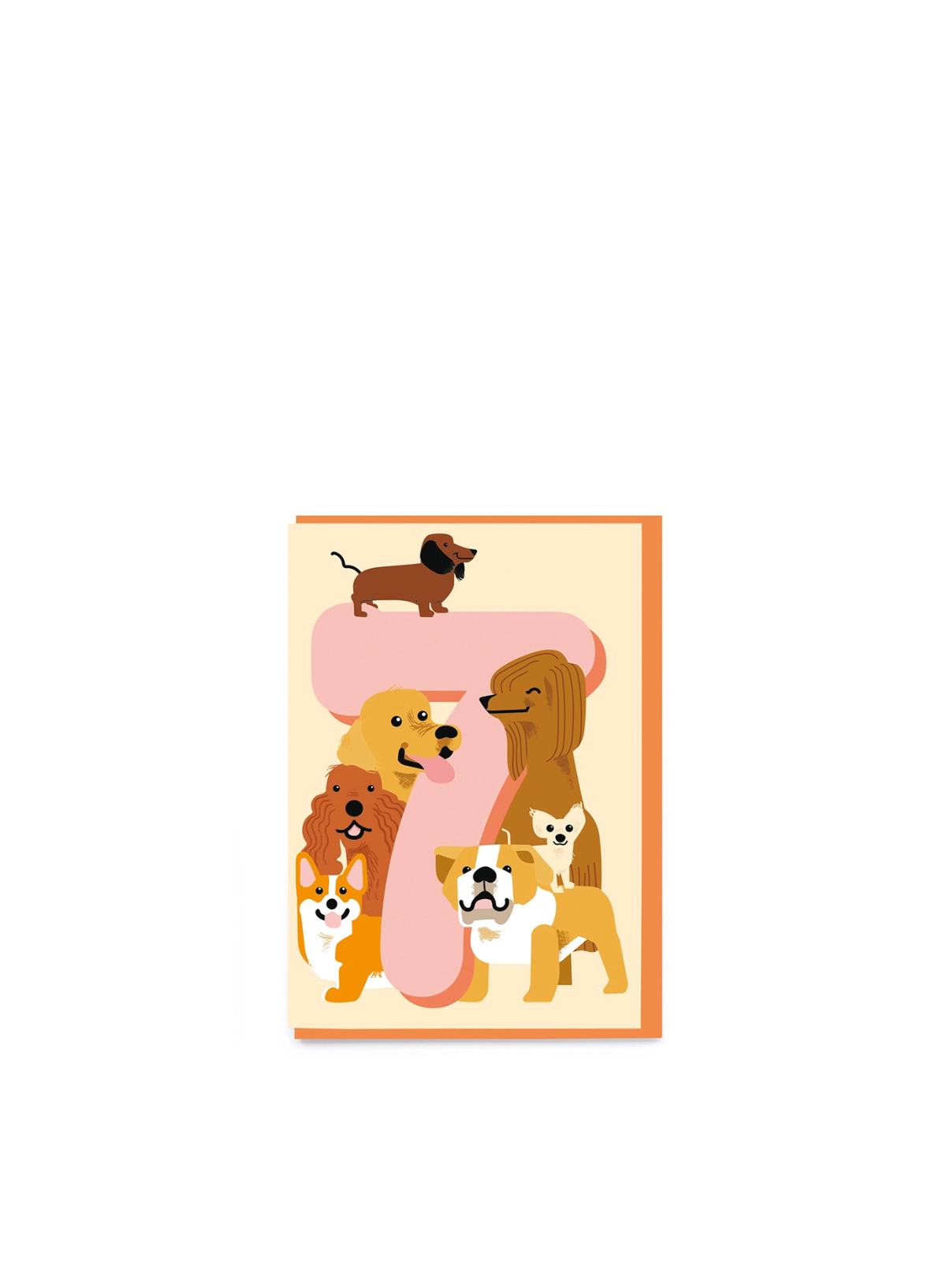 Age 7 Dog Birthday Card from Noi