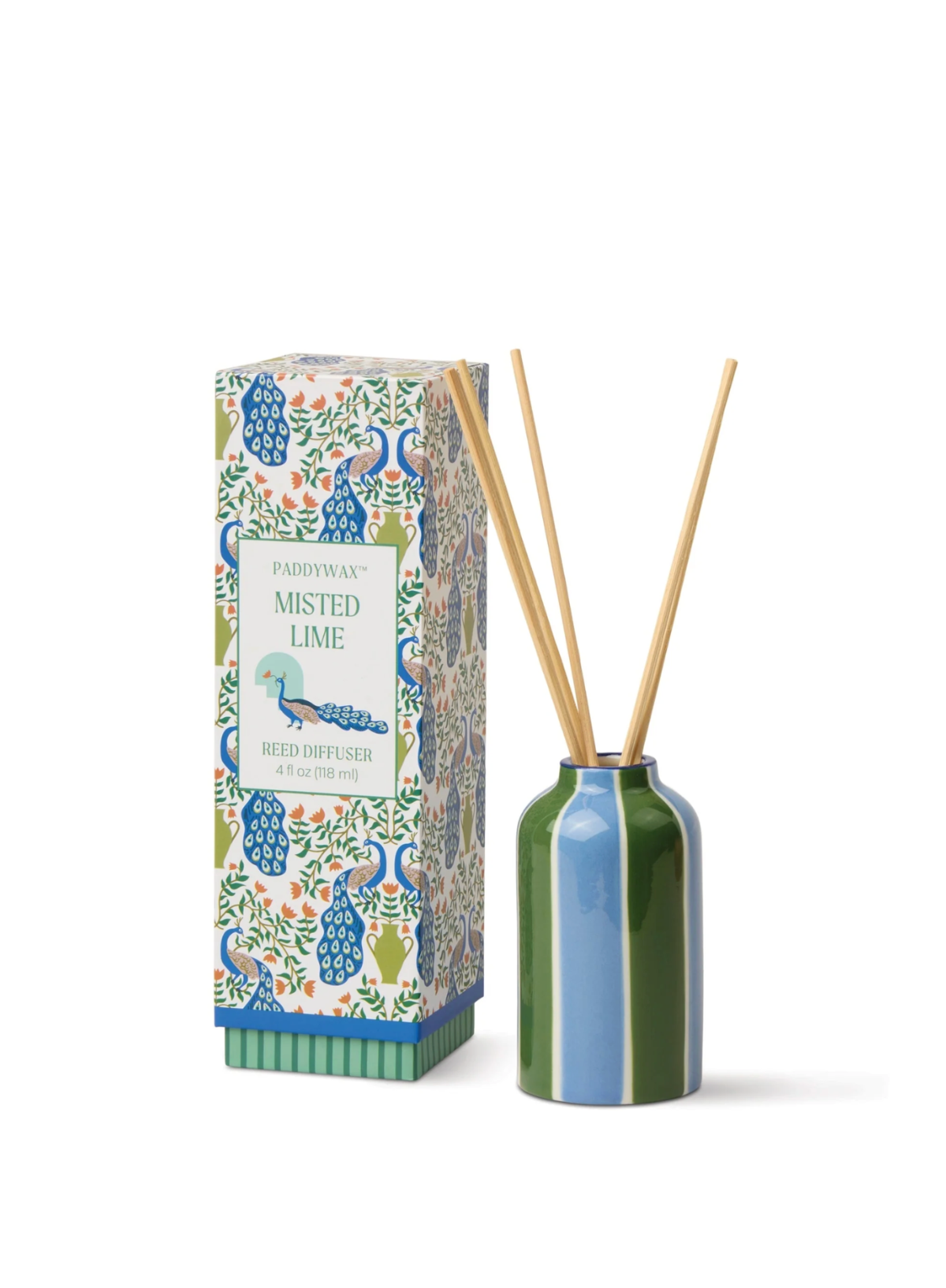Paddywax A Dopo 4floz Handpainted Diffuser - Misted Lime