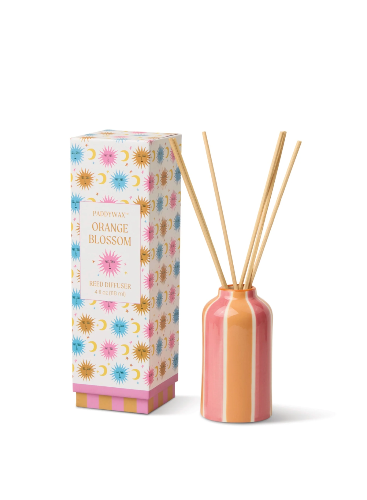 Paddywax A Dopo 4floz Handpainted Diffuser - Orange Blossom