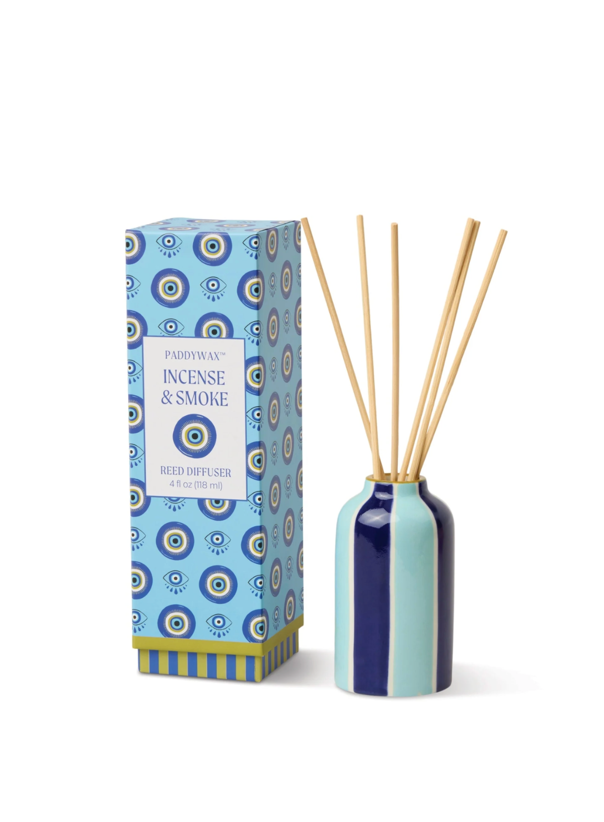 Paddywax A Dopo 4floz Handpainted Diffuser -Incense & Smoke