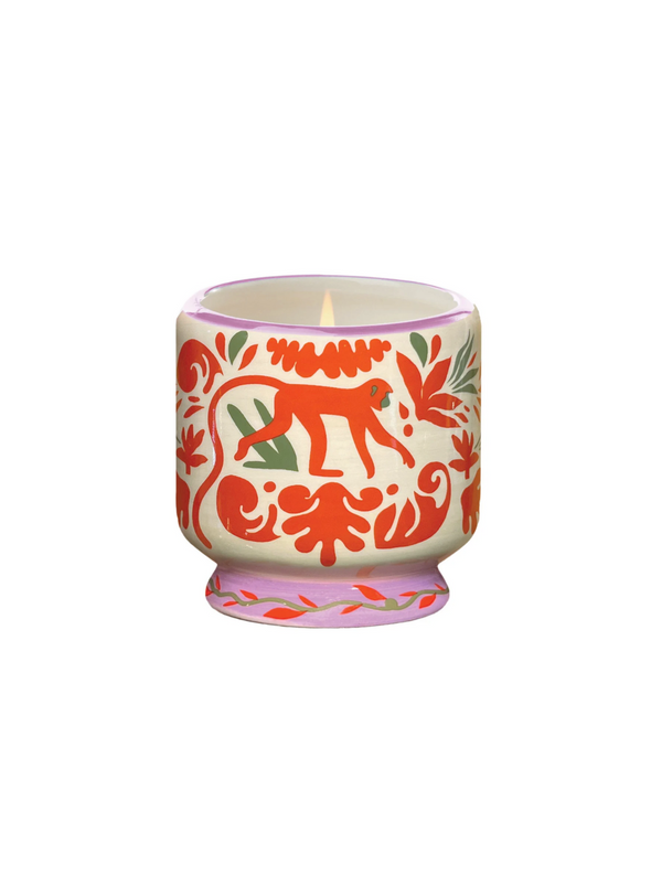 Adopo Jungle Ceramic Candle Coconut & Amber from Paddywax