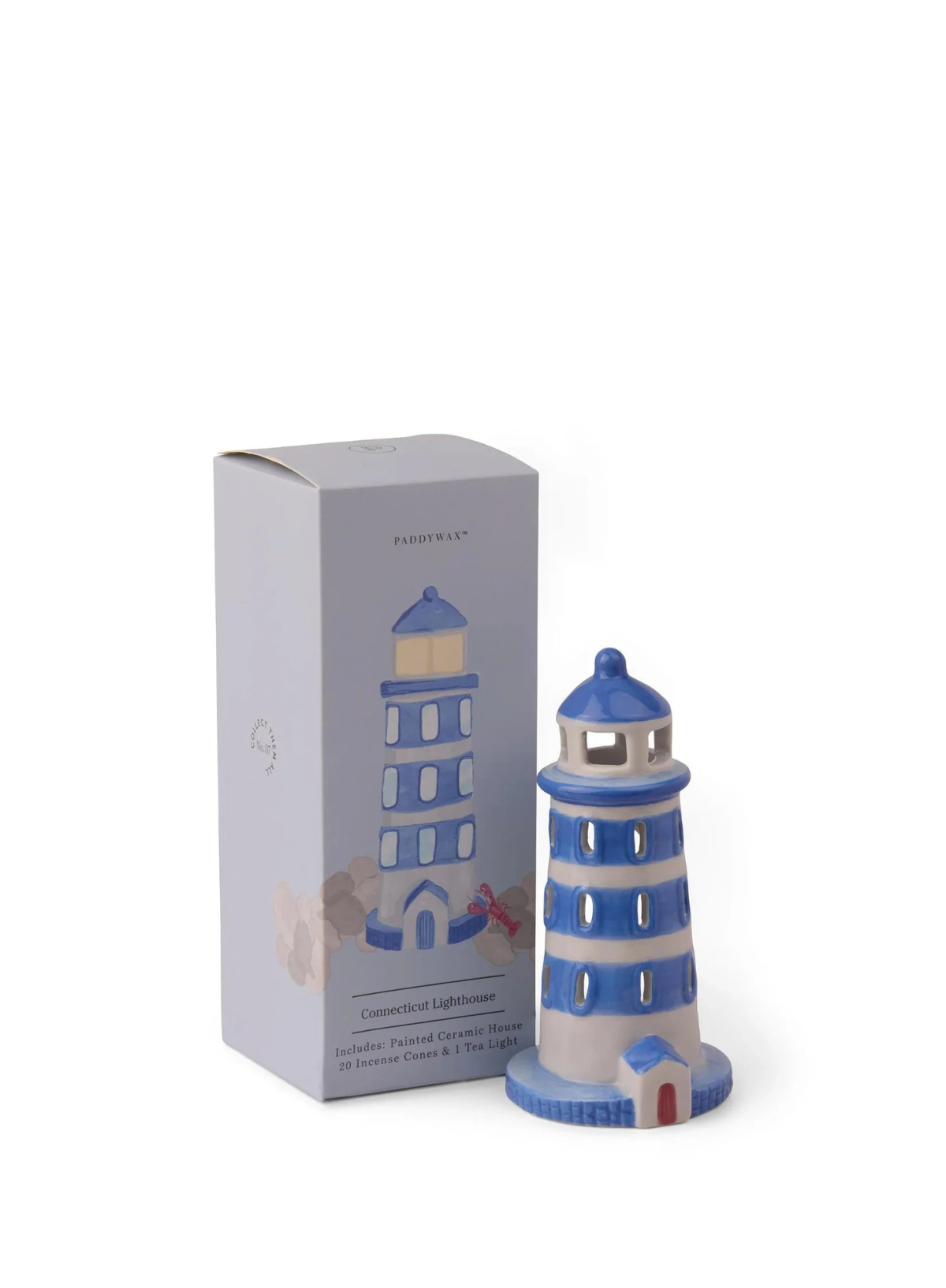 No 7 Lighthouse Style Incense & Tealight Holder from Paddywax