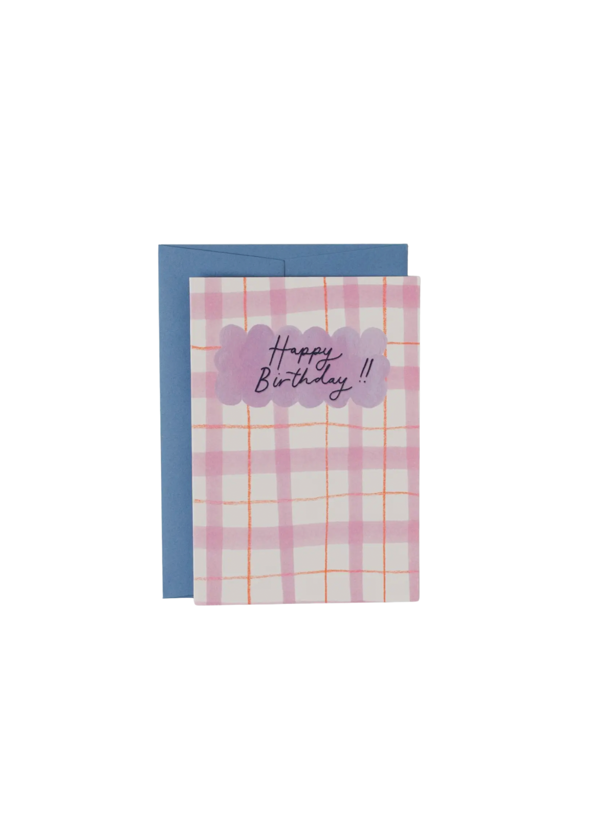 Peggy & Kate Gingham Birthday Card