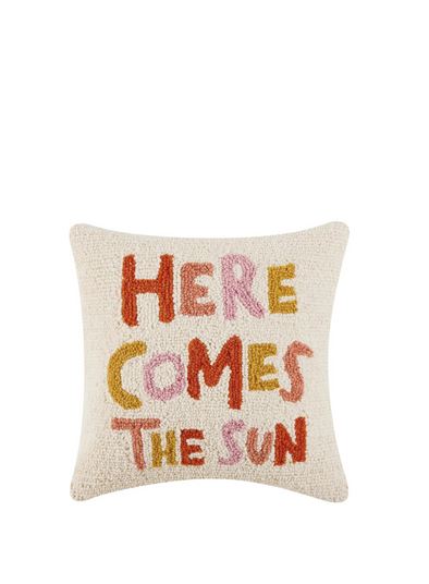 Here Comes the Sun Hook Cushion from Peking Handicraft