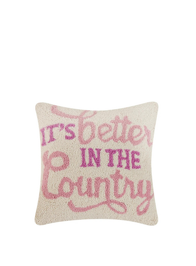 Life is Better in the Country Hook Cushion from Peking Handicraft