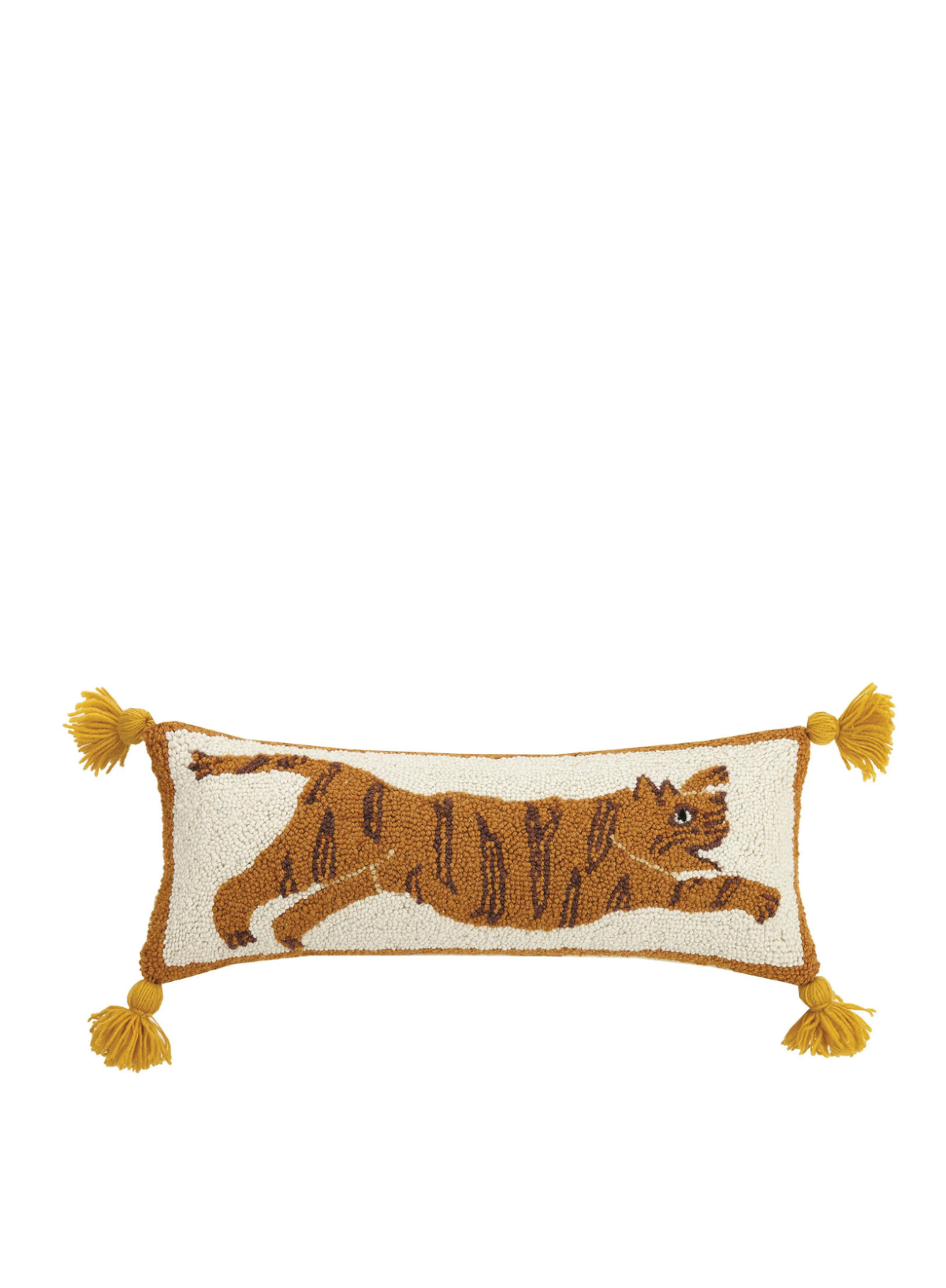 Tiger with Tassels Hook Cushion from Peking Handicraft