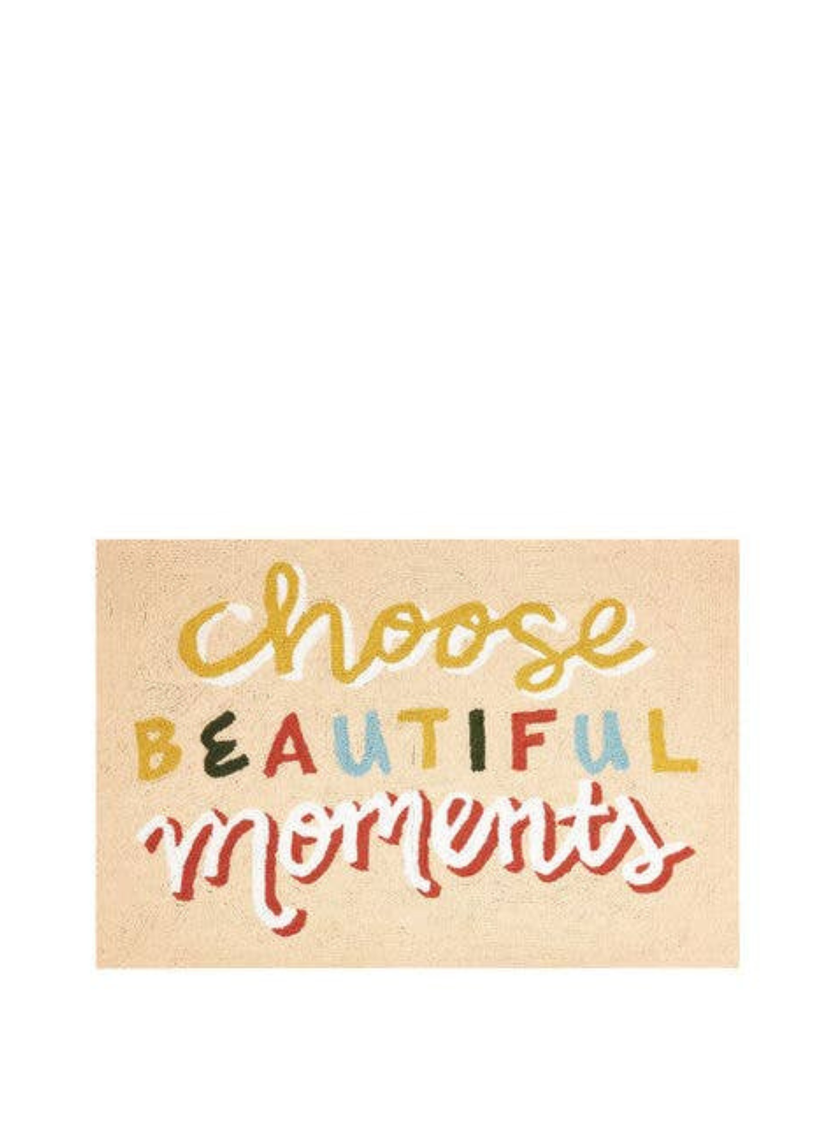 Choose Beautiful Moments Hook Rug from Peking Handicraft