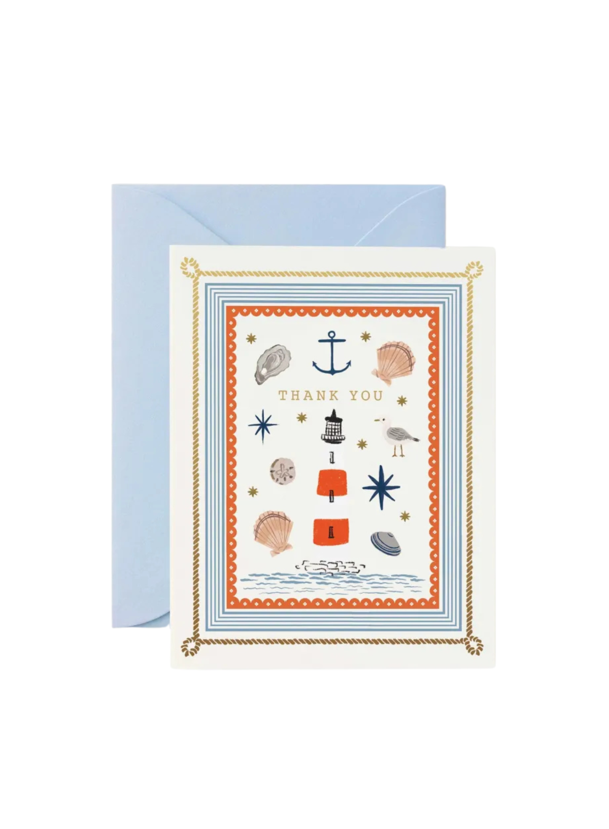 Rifle Paper Seaside Thank You Card