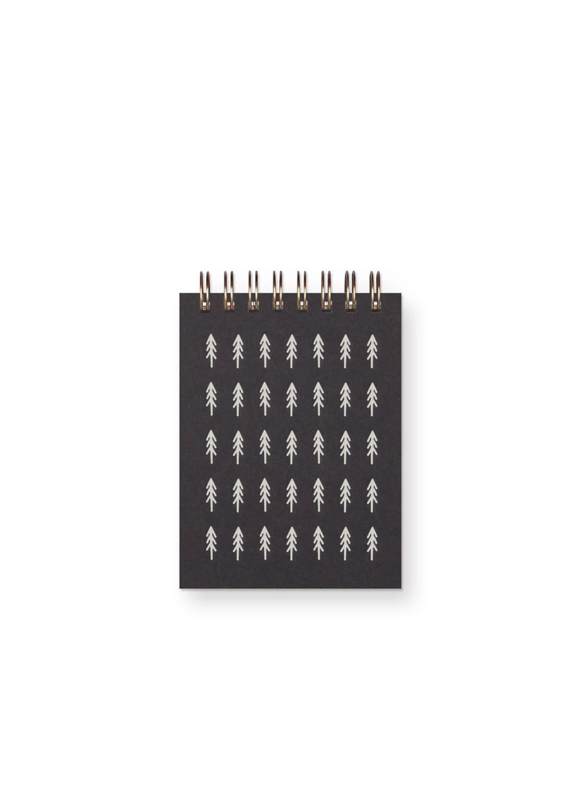 Treeline Mini Jotter in Peppercorn from Ruff House Print Shop