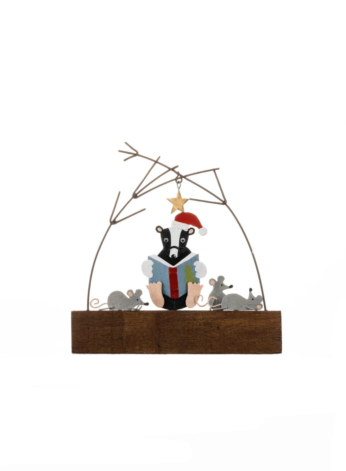 Badger Reading to Mice from Shoeless Joe