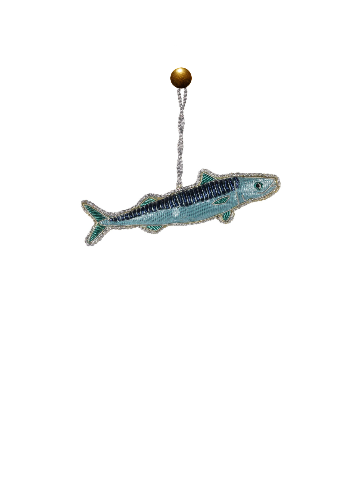 Embroidered Mackerel from Shoeless Joe