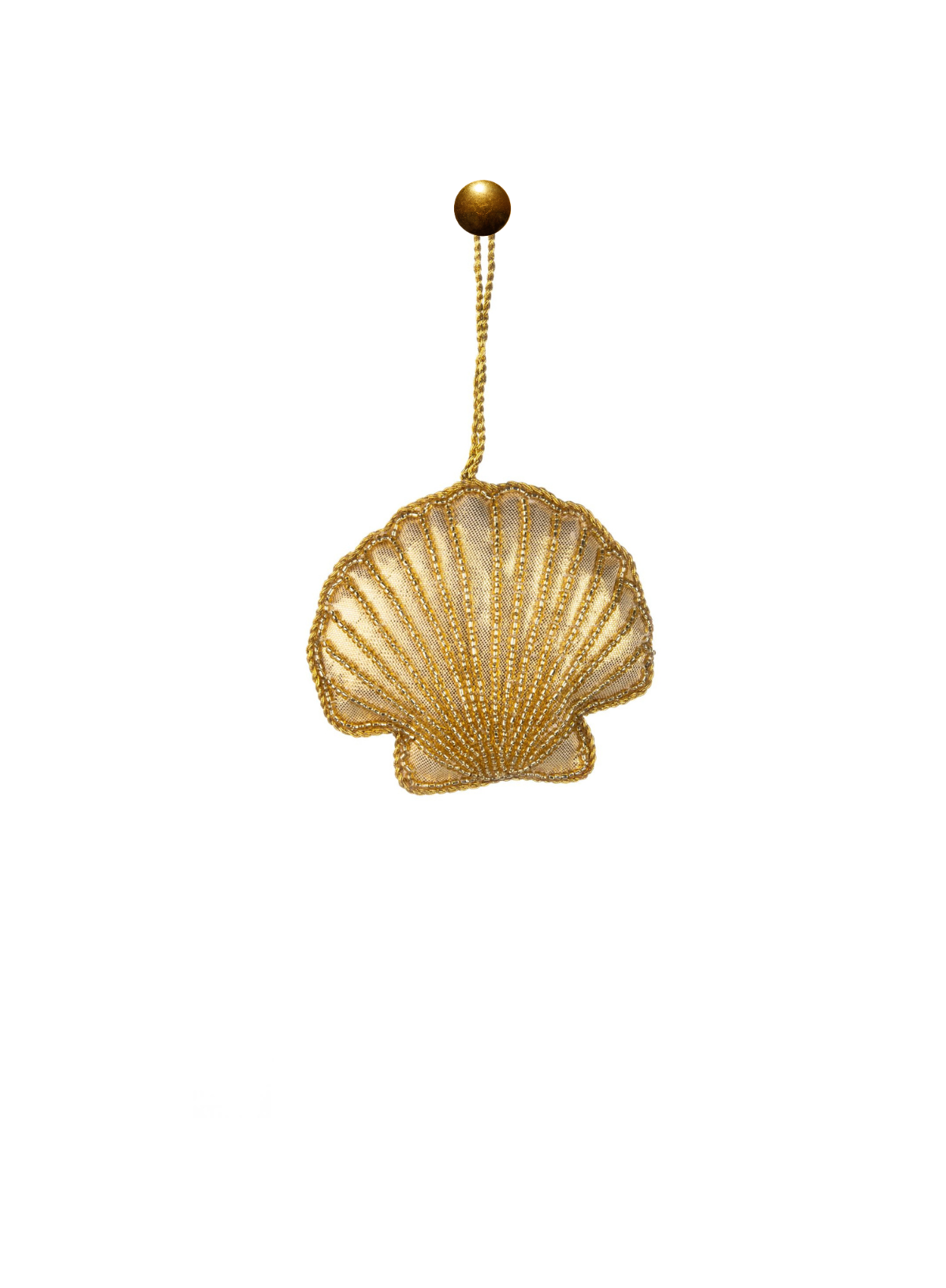 Beaded Gold Scallop from Shoeless Joe